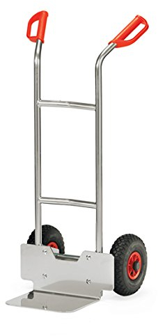 Fetra Industrial Silber Sackkarre aus ALU Höhe 1150 mm Schaufelbreite 320 mm