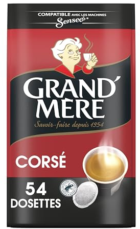 Grand Mère Café Corsé Compatibles senseo, 54 Dosettes