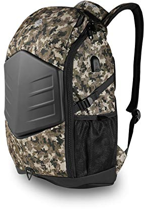 BoostBag Camouflage Backpack - Boostboxx Rucksack in urbanem Camouflage-Look für Laptop/Notebook bis 17,3 und Handy, perfekt für Schule, Studium oder Beruf
