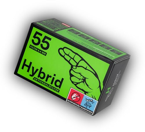 Hybrid filtres à Charbon Actif Slim (55 pcs, Ø 6,4 mm)