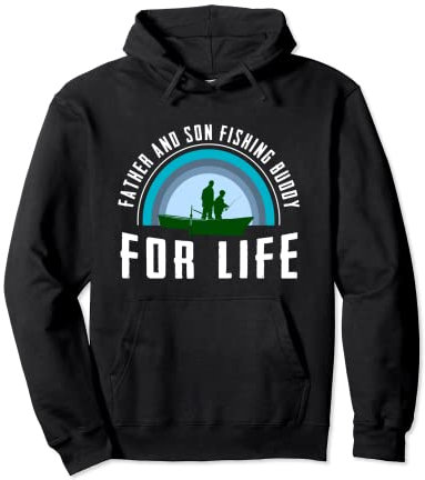 Vater und Sohn Angeln - Father and Son Fishing Buddy Pullover Hoodie