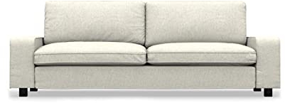 COMFORTLY 3-Sitzer Sofa Bett Schonbezug Ersatz Handgefertigt Kompatibel mit KIVIK 3-Sitzer Couch (Heavy Duty - Creme)