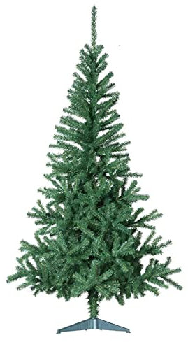 TIENDA EURASIA - Arbol de Navidad Esencial y Estilo Clasico, Arbol de Navidad Verde, Decoracion Navideña Original con Arbol de Plastico Esencial (180 cm / 550 Puntas)