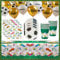 Football Party Decorations | Rugby Birthday Themed Partyware Set for 8 Guests | Soccer Napkins, Paper Plates, Cups, Table Cover and Balloons , Rugby, Awards Night | Made By Talking Tables