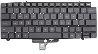 New Replacement Keyboard Compatible with Dell Latitude 5420 7420 7520 CW3R5 0CW3R5 with Backlit