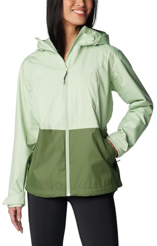 Columbia Inner Limits Jacket, Veste De Pluie Imperméable Femme, Sage Leaf/Canteen, Taille M