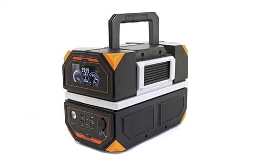 Technaxx 1200W Powerstation mit 2x 230V Steckdose, 6x USB, 2x DC 12V, 1x DC Zigarettenanzünder 917Wh Akku Kapazität für Outdoor, Camping – reine Sinuswelle tragbare Power Station Stromspeicher TX-231