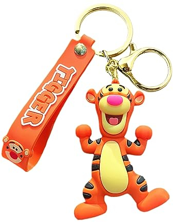 TLDXDOU Anime Silikon Schlüsselanhänger, Cartoon Kieselgel Schlüsselanhänger für Frauen Männer, 7, 1