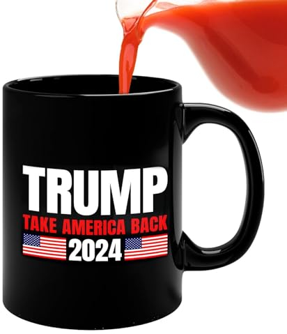 Halatua Mug Trump 2024 – Tasse à café amusante en céramique pour décoration de la maison 325 ml