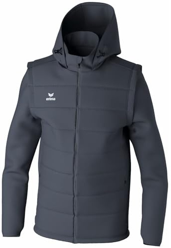 Erima Unisex Team Jacke mit Abnehmbaren Ärmeln