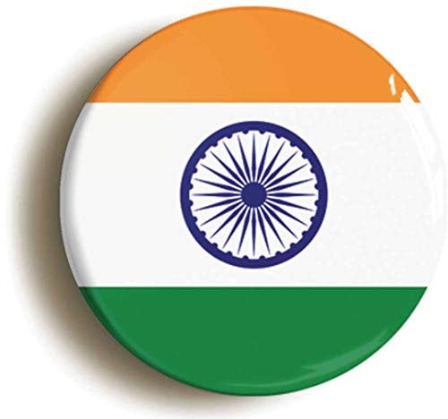 India Indian National Flag Fridge Magnet (Circular 2inch / 50mm Diameter)