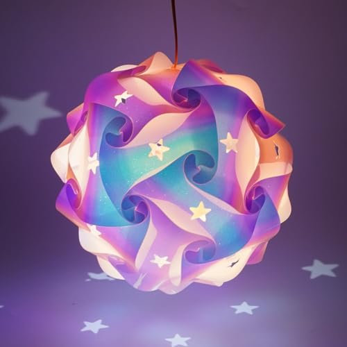 St Martin Laterne Bastelset, Laternenstab Kinder Led, Tragbare Laterne für Kinder, Martinslaterne mit Laternenstab, Multicolor Laternen Bastelset, für Martinsumzug, Weihnachten, Halloween, Geburtstag