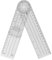 Naapesi Winkelmesser, Goniometer Physiotherapie, Winkelmesser 360° Winkel, PVC Medizinischer Transparenter Gelenkmesser 38cm Drehung Protraktor Winkellineal für Physiotherapie, Sporttherapie