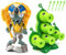 Plants and Zombies Toys Action Figures Zombies PVZ Toys Set Plants Toys PVC,Peashooter and Zombies vs Shooting Toys,Great Gifts for Kids and Fans,Birthday and Christmas Party 2PCS