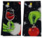 JINGTOPS Geschirrtücher Weihnachten Küchentücher, Handtuch Geschirrtuch Weihnachts Deko, Mikrofasertücher für Küche Trockentuch, Winter Weihnachten Deko InnenTisch Deko 40x60cm (2pc Grün)