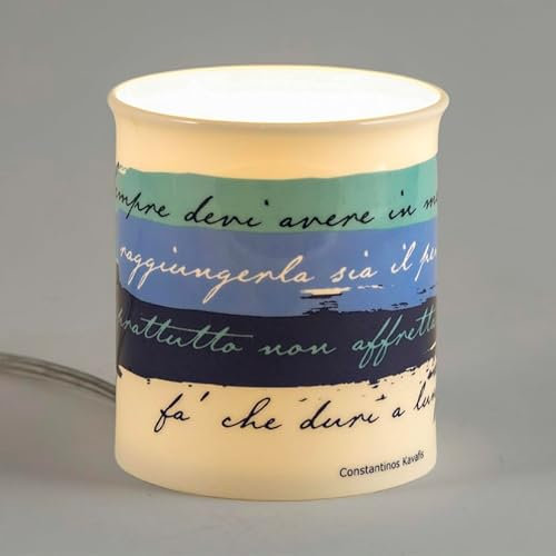 Meditathe Lampe Licht. Ithaka, immer müssen Sie Ithaka im Sinn haben, das ständige Denken zu erreichen. Vor allem beeilen Sie sich nicht auf die Reise; lassen Sie es lange dauern. Konstantinos Kavafis