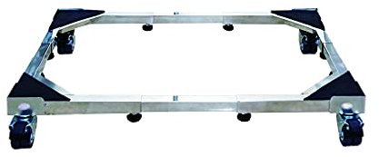 Base Lavatrice, Ruote per frigorifero e congelatore, base per lavatrice mobile ad alta resistenza con ruote 4x2, supporto telescopico per asciugatrice, mobile per frigorifero, carrello con grande cap