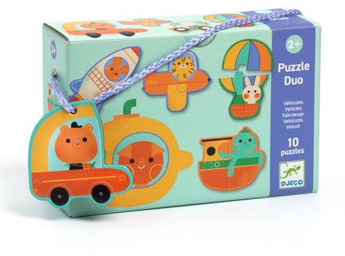 Puzzles Duo Fahrzeuge - Djeco