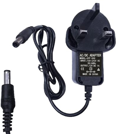 12W 1A Power Supply Adapter, AC 100-240V to DC 12V 50/60Hz, Power Supply with 5.5mm x 2.5mm Plug, Driver Transformer for Led Strips Lights Audio/Video LCD Wireless Router, Security CCTV Camera