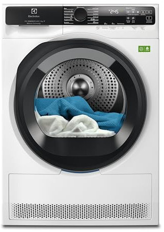 Electrolux Asciugatrice a Pompa di Calore Serie 900 PerfectCare EW9H59A, 9 kg, SmartSave fino a -20% energia, Tecnologia 3DSense e DelicateCare, Classe A, Controllo da Remoto con App, 60 dB