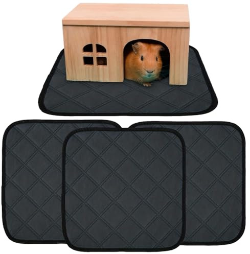 Jsnwernb Inserto per gabbia, 4 pezzi, tappetino da allenamento, lavabile, per piccoli animali, conigli, criceti, ricci, cincillà, habitat, recinti, animali domestici