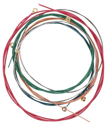 TOYANDONA 6stücke Gitarren Saiten Wechseln Set aus Stahl Saiten für Gitarre Nützliche Gitarrensaiten für Klassische Gitarre
