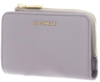 Coccinelle Leder Geldbörse Metallic Soft Wallet Oyster Mauve