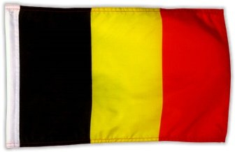 Fahne Flagge Belgien 30 x 45 cm