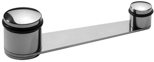 Jako Tope para puerta de piso de acero inoxidable con 2 retenedores