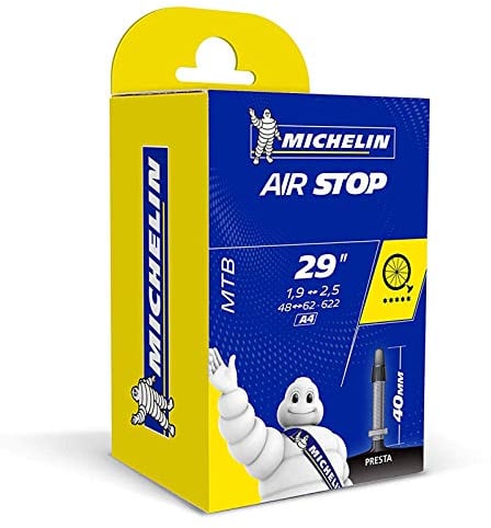 Michelin 29X1.90/2.50 Bici Cámara, Deportes al Aire Libre, Ciclismo, componentes de Bicicleta, Negro, 29'' x 1.9-2.5/40 mm