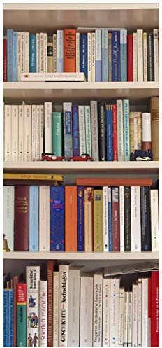 posterdepot Türtapete Türposter Bücherregal - Größe 93 x 205 cm, 1 Stück, ktt0313