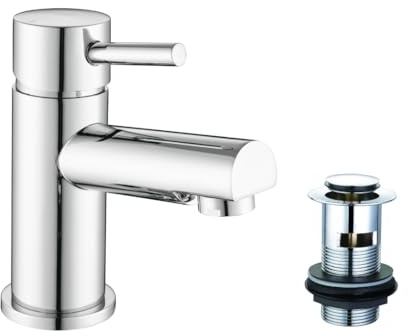 iBathUK | Cloakroom Basin Sink Mixer Tap Chrome Bathroom Faucet TB3010