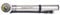 TOPEAK TSNR-1 Dämpferpumpe Shock'n'Roll, Silver, One Size