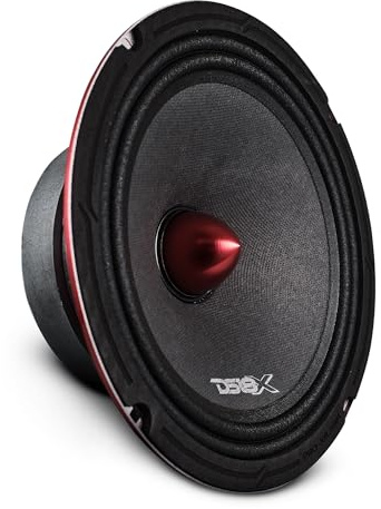 DS18 PRO-X8.4BM PRO Series - Altoparlante midrange da 20,00 cm, 4 ohm per auto 275 watt rms 550 watt max, con ogiva x spl, set da 1 pezzo