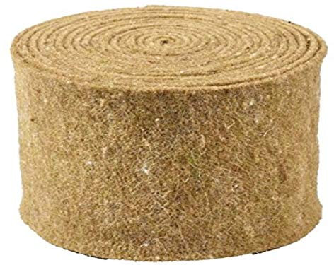 meindekoartikel Topfband - Filz-Wolle - Filzband 15cm x 5m - in vielen Farben (Grün-Braun)