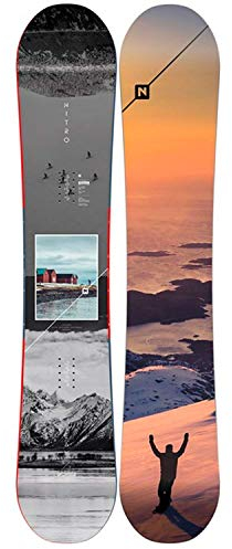 Nitro Snowboards Herren Team Exposure BRD'19 vielseitiges All Mountain Boards, Mehrfarbig, 157