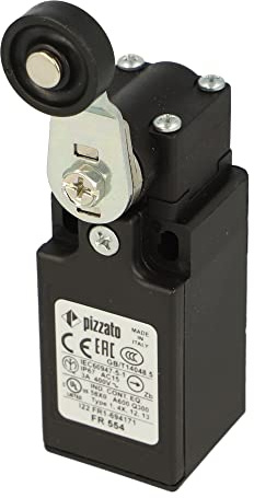 FR 554 | FR554 | PIZZATO MINIATURE LIMIT SWITCH WITH ROLLER LEVER ACTUATOR 1NO + 1NC CONTACT