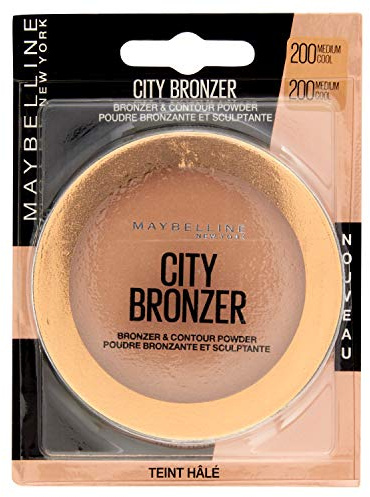 Maybelline New York – Bräunungs- und Bodypuder – Face Studio City Bronzer Medium Cool (N°200)