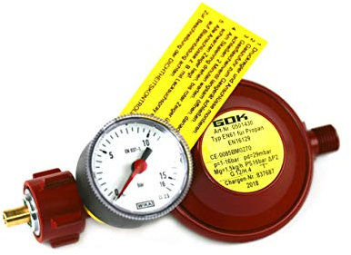 GOK Druckminderer Niederdruckregler 29/30 mbar - Propangas-Regler/Gasregler