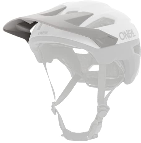 O'NEAL | Ricambio Visiera Casco Bike | MTB All-Mountain | Pezzo di ricambio per Casco Trailfinder Split | Visiera di ricambio Casco Trailfinder Split | Adulto | Grigio | Taglia unica