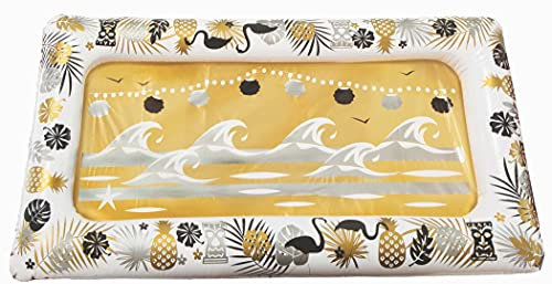 Forum Novelties Refroidisseur gonflable 4,5 pieds x 28 Gold Luau Luxe