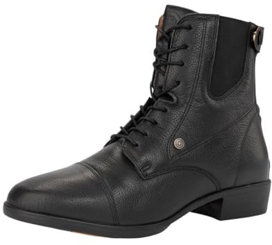 SUEDWIND FOOTWEAR Reitstiefeletten Advanced II BZ Lace Soft – 36-46 | Damen Jodhpur Stiefelette – Mesh-Innenfutter, Reißverschluss & Schnürung – Leder Chelsea Boots – Schwarz oder Braun