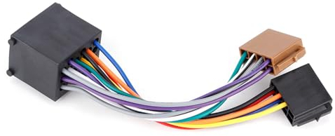 Ymiko Faisceau Adaptateur Radio, Faisceau de câbles d'autoradio Adaptateur d'autoradio Câble de Harnais stéréo Prise ISO Compatible avec E36 E46 E39
