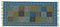 RUG PRINCE Kelim Bakhtiar Teppich Handgewebt 160x230 Blau Feldmuster Orient Wolle