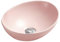 Mexen 21014044 Elza - Lavabo de baño de cerámica con un solo cuenco, color rosa mate