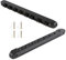 Perfeclan 8 Loch Polrahmen Billard Queue Halterung, Billardqueue Wandhalter Pool Cue Rack Stick Halter Wandhalterung aus Holz Billiard Zubehör für 8 Billiard Cue - Black