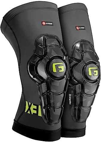 G-Form Pro-X3 Rodilleras para Bicicleta de Montaña para Hombre y Mujer - Mountain Bike y Motocross - Camuflaje/Titanio, Adulto X-Pequeño