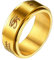 FaithHeart goldener ägyptischer Auge von Horus Spinnerring in Ringgröße 69 drehbarer Meditationsring Herrenring Damenring mit Geschenkebox Punk Davidstern Fingerring für Vatertag