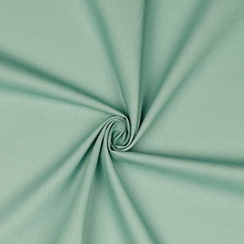 VmG-Store Baumwollstoff Uni 100% Baumwolle Oeko-Tex Meterware ab 50cm über 70 Farben zur Auswahl (083 I Dunkel Mint, 200 x 148cm)