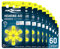 ANSMANN Piles pour appareils auditifs 10 1,4 V (60 pièces) – Piles auditives Made in Germany – Piles Plates de Type 10 A10 P10 PR70 10AE DA10 10HPX AZA10 DA10N6